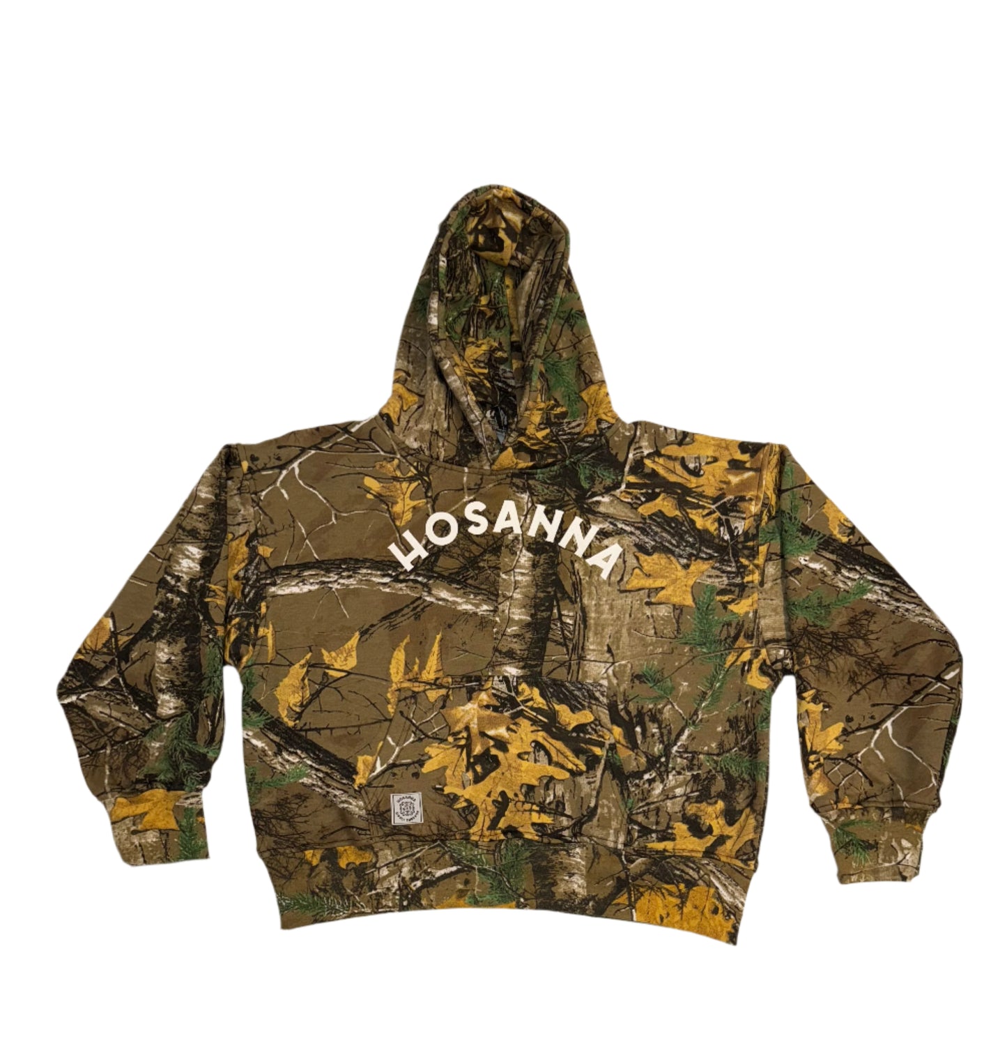 Cropped Camo Hoodie