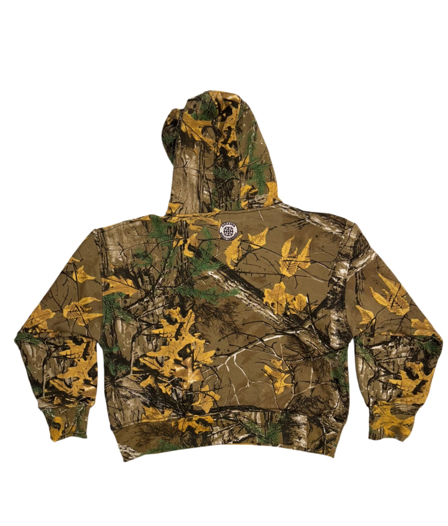 Cropped Camo Hoodie